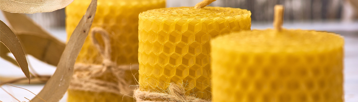 Beeswax candles