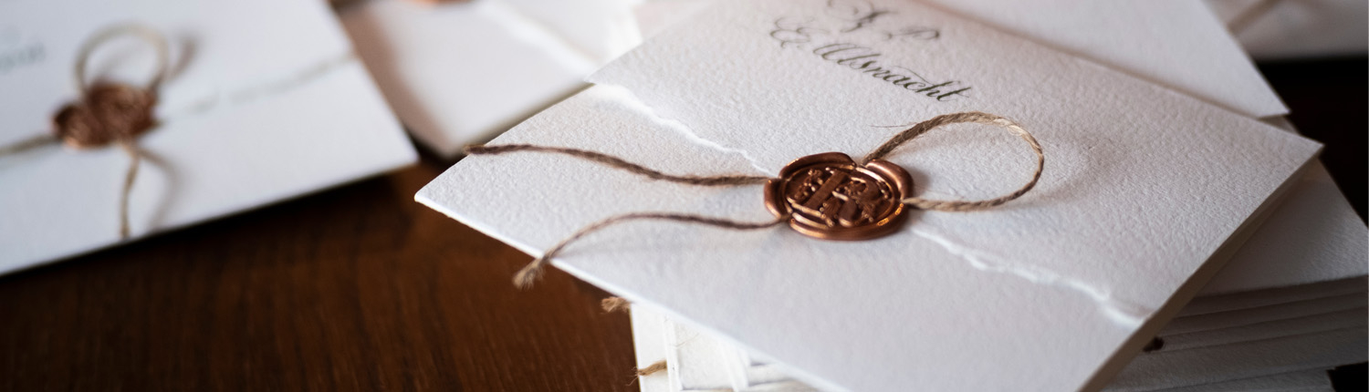 Letter with wax seal