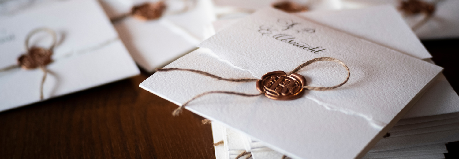 Letter with wax seal