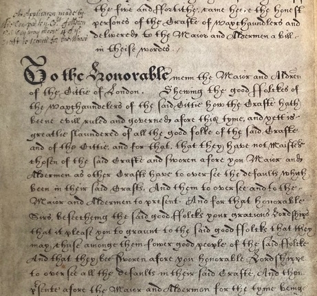 The Wax Chandler Ordinances of 1371